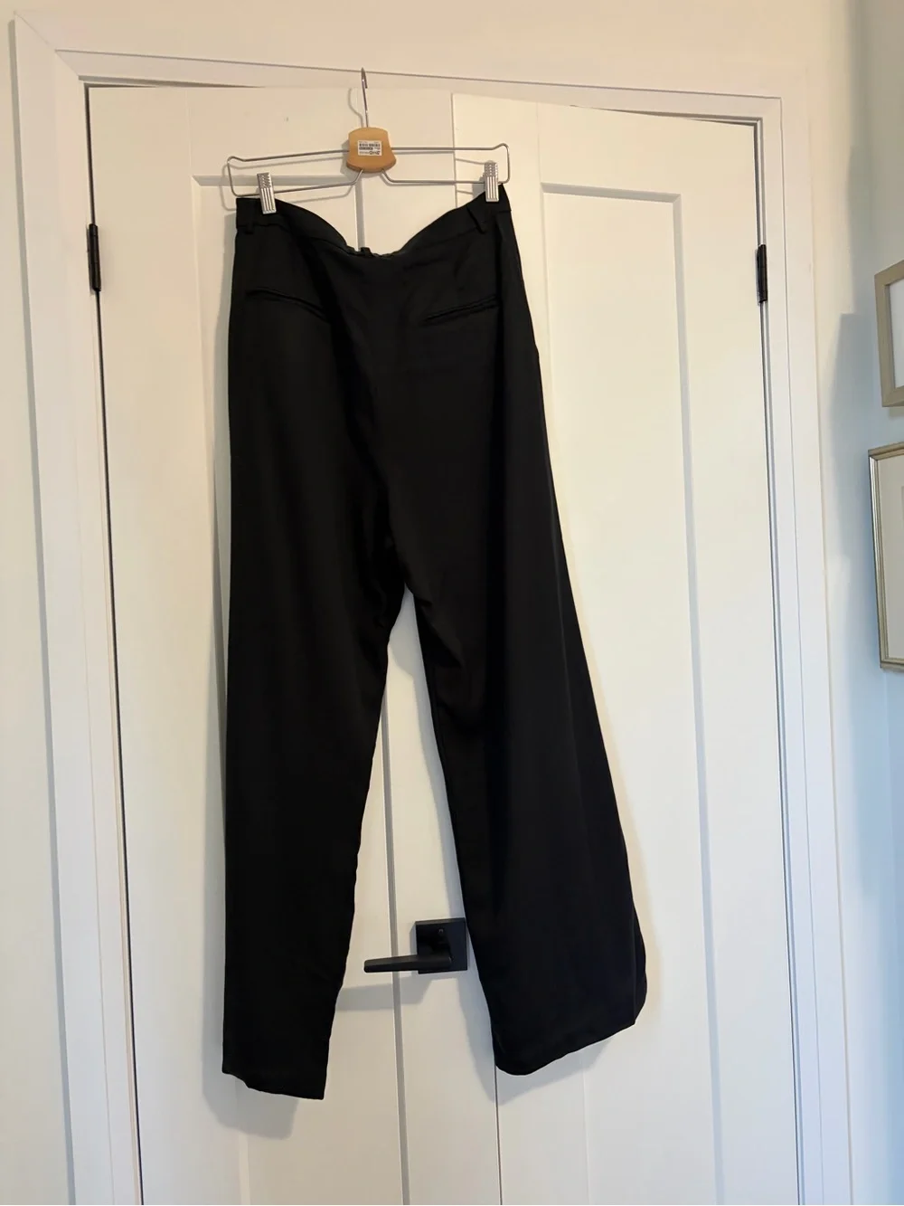 Reformation Mason Wide-Leg Pants in Black - Picture 2 of 3
